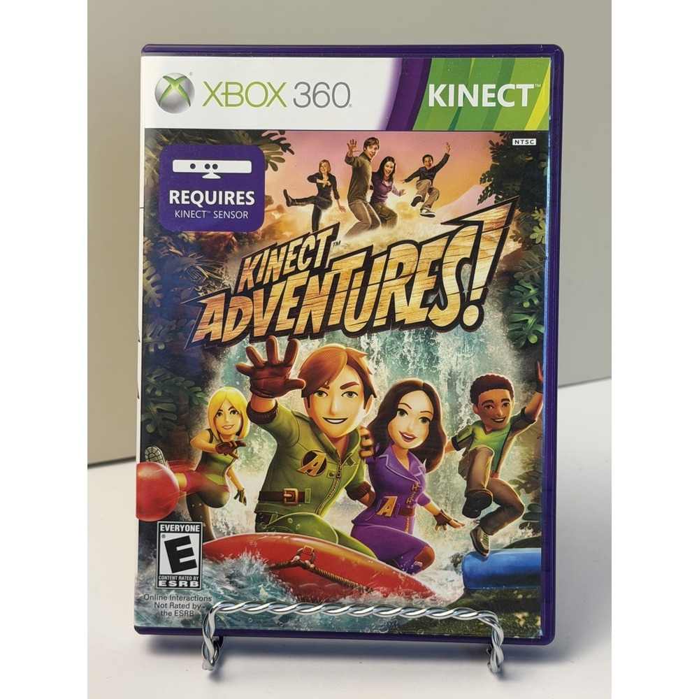 Kinect Adventures (Microsoft Xbox 360, 2010), CIB, Complete With Manual